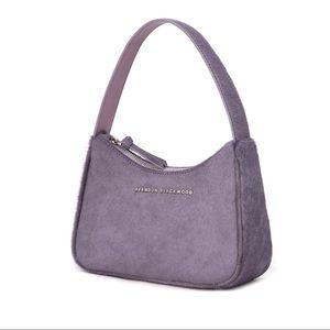 BRANDON BLACKWOOD PURPLE SYL PONYHAIR BAG